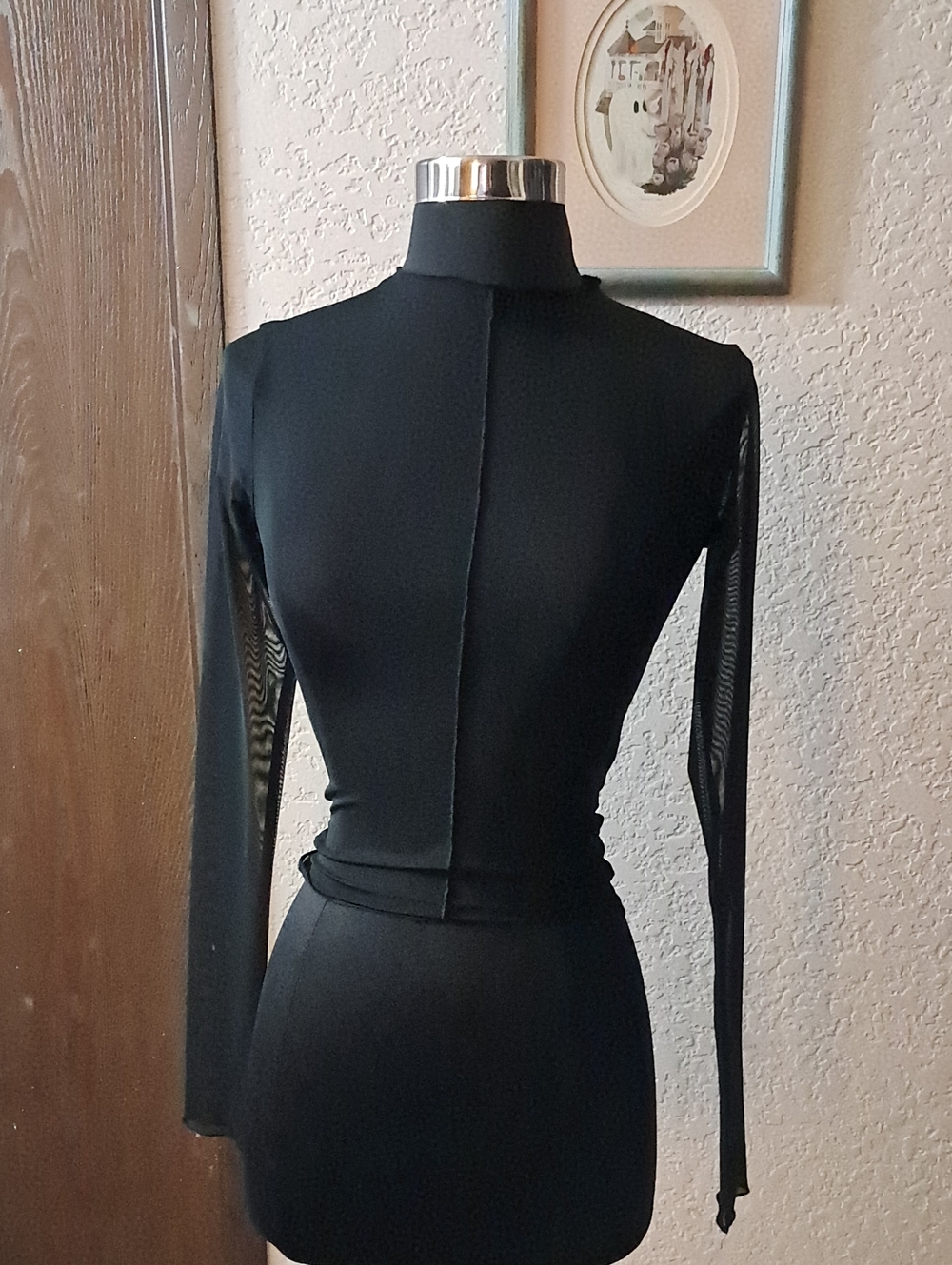 Foxblood Autopsy Mesh Top